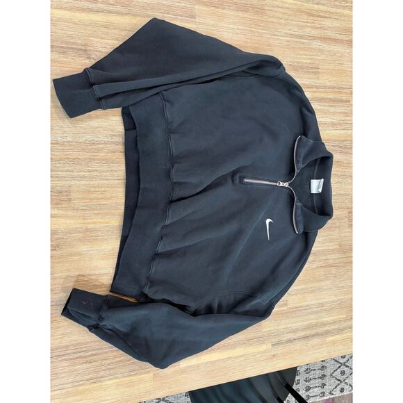 NIKE 1/4 ZIP CROPPED SWEATSHIRT - Picture 3 of 6